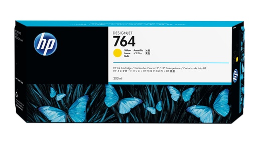 [C1Q15A] Cartucho de Tinta Amarilla 764 HP Designjet T3500MFP