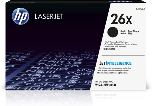 [CF226X] Cartucho de Tóner Negro 26X HP Laserjet M402/M426