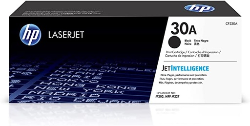 [CF230A] Cartucho de Tóner Negro 30A HP Laserjet PRO M203DN/DW/M227FDW/SDN