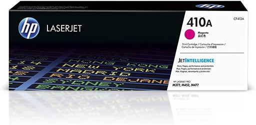 [CF413A] Cartucho de Tóner Magenta 410A HP Laserjet PRO M377/M477DN/M452NW