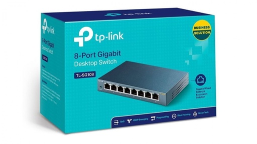 [1048887] Switch de Escritorio 8 Puertos SG108  10/100/1000MBPS