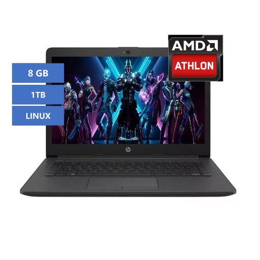 [2P9Q0LT#ABM] Portátil HP 245 G7 AMD 3020E 8GB 1TB Linux