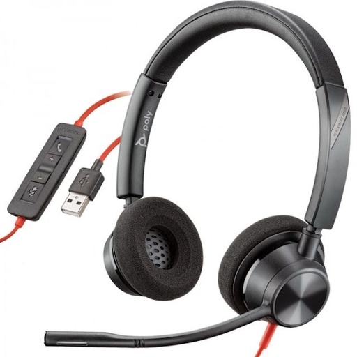 [80S02A6] Diadema con Micrófono USB-A Poly Blackwire 3220 Plantronics