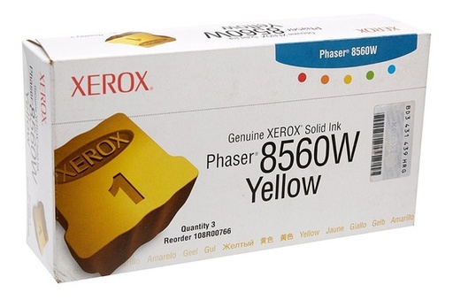 [108R00766] Cartucho de Tóner Amarillo Xerox Phaser 8560