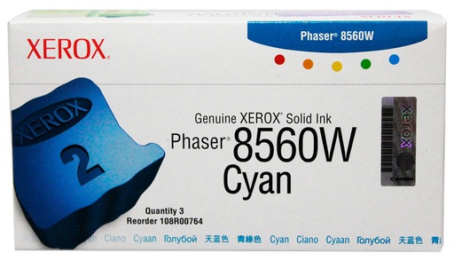 [108R00764] Cartucho de Tóner Cyan Xerox Phaser 8560