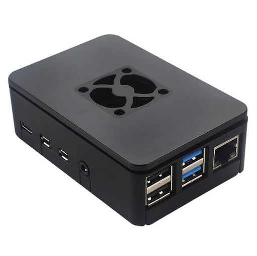 [RAS1021] Caja Negra con ventilador para Raspberry PI 4 B
