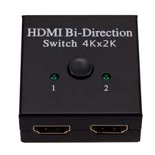 [SWITCH4K-2P] Switch Interruptor HDMI 4K 2 Puertos BI-DIRECCIONAL