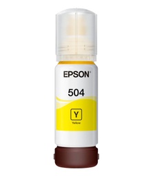 [T504420-AL] Botella de Tinta Amarilla T504 Epson Ecotank L4150/L4160/L6161/L6191