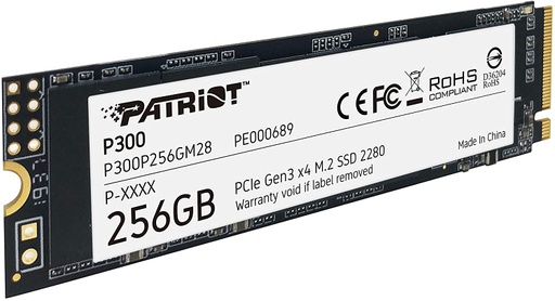[P300P256GM28] Disco de Estado Sólido Patriot P300 256GB M.2 2280 PCIE GEN3X4 SSD