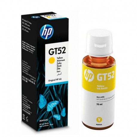 [M0H56AL] Botella de Tinta Amarilla GT52 HP deSKJET GT 5810/5820
