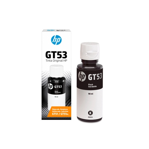 [1VV22AL] Botella de Tinta Negra GT53 HP Smart Tank 510/550/610