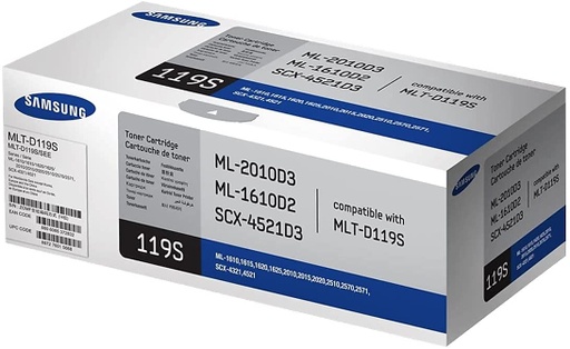[SU864A] Cartucho de Tóner Negro MLT-D119S Samsung ML-1610L/ML-1610R
