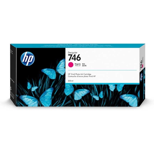 [P2V78A] Cartucho de Tinta Magenta 746 HP Designjet Z6/Z9
