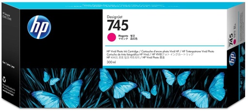 [F9K01A] Cartucho de Tinta Magenta 745 HP Designjet Z2600/Z5600