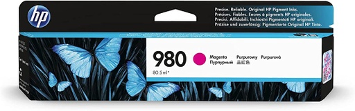 [D8J08A] Cartucho de Tinta Magenta 980 HP Officejet X585F/X555DN