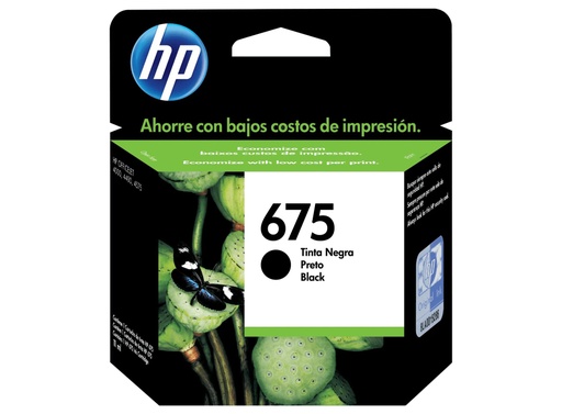 [CN690AL] Cartucho de Tinta Negra 675 HP Officejet 4000/4400/4500