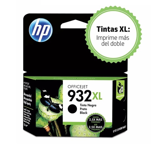 [CN053AL] Cartucho de Tinta Negra 933XL HP Officejet 6100/6600/6700