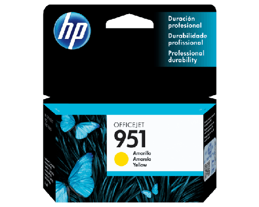 [CN052AL] Cartucho de Tinta Amarilla 951 HP Officejet PRO 8100/PRO 8600