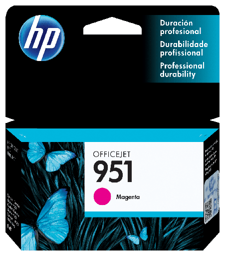 [CN051AL] Cartucho de Tinta Magenta 951 HP Officejet PRO 8100/PRO 8600