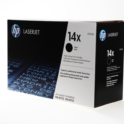 [CF214X] Cartucho de Tóner Negro 14X HP Laserjet Enterprise 700/M725/M712