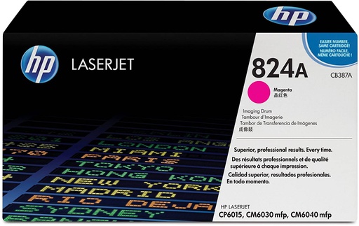 [CB387A] Unidad de imagen Magenta 824A HP Láserjet CP6015DN/CM6040F