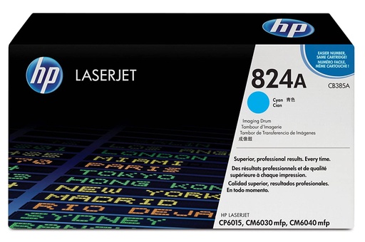 [CB385A] Unidad de imagen Cyan 824A HP Láserjet CP6015/CM6030/CM6040