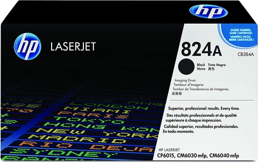 [CB384A] Unidad de imagen Negra 824A HP Láserjet CP6015/CM6030/CM6040