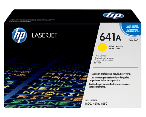 [C9722A] Cartucho de Tóner Amarillo 641A HP Laserjet 4600/4650