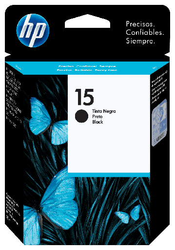 [C6615DL] Cartucho de Tinta Negra 15 HP Designjet 810/812/815/840
