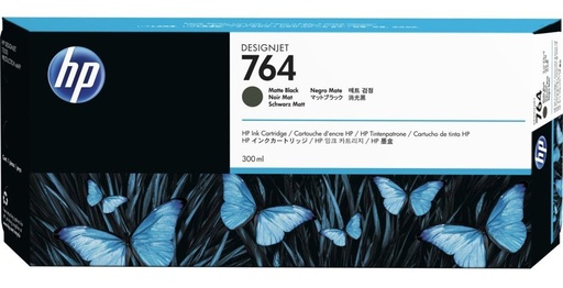[C1Q16A] Cartucho de Tinta Negro Mate 764 HP Designjet T3500