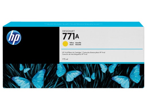 [B6Y18A] Cartucho de Tinta Amarillo 771A HP Designjet Z6200/Z6610/Z6810