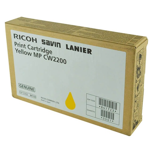 [841723] Cartucho de Tinta Amarilla Ricoh MP CW2200SP/MP CW2201SP