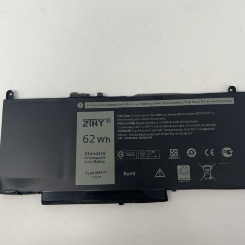 [6MT4TGEN] Bateria Genérica 7.6V -62WH Portátil Dell latitude E5470/E5570