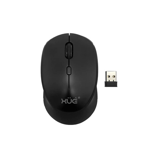 [ACC-MWX-0852] Mouse Inalámbrico Silencioso Xue® 1600DPI Mute W600 Negro