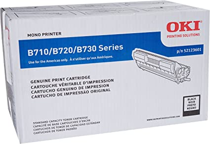 [52123601] Cartucho de Tóner Negro Oki B710/B720/B730