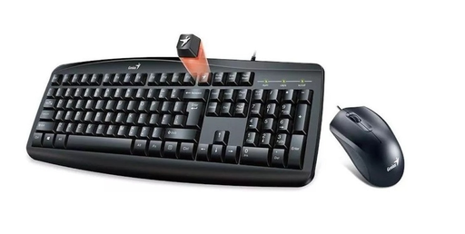 [31330003401] Combo teclado + Mouse Alámbrico USB KM-200 Negro Genius