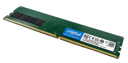 [RAM-DCR-0961] Memoria RAM PC DDR4 PC4-25600  16GB 3200MHZ CL22 1.2V 16C Desktop Crucial