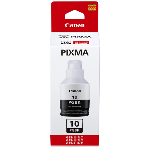 [3382C001AA-AB] Botella de tinta Negra Canon GI-10 PGBK