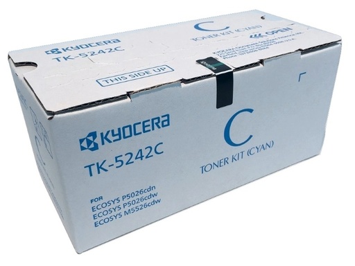 [1T02R7CUS0GEN] Cartucho de Tóner Cyan Generico TK-5242C Kyocera M5526CDW/P5026CDW