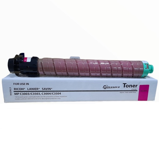 [841815MIC] Cartucho de Tóner Magenta Genérico Ricoh MP C3503/MP C3003/MP C3004/MP C3504 MIC