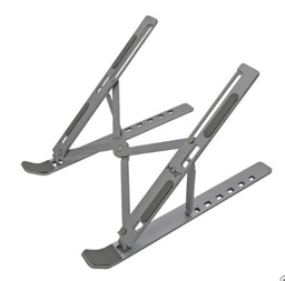 [ACC-BPX-0746] Base portable de aluminio tipo stand de 6-posiciones, para laptops hasta 15.6&quot;, plateada XUE
