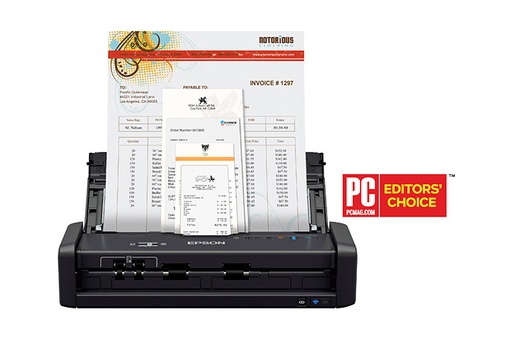 [B11B242201] Escáner inalámbrico dúplex portátil WorkForce ES-300W 