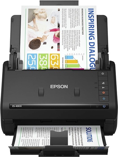 [B11B261201] Escáner Vertical Entrada Dúplex de Documentos Epson WorkForce ES-400II B11B261201