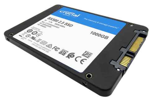 [SSD-SCR-0253] Disco de Estado Sólido SSD 2.5 1TB SATA CRUCIAL BX500 CT1000BX500SSD1 560 MB/S