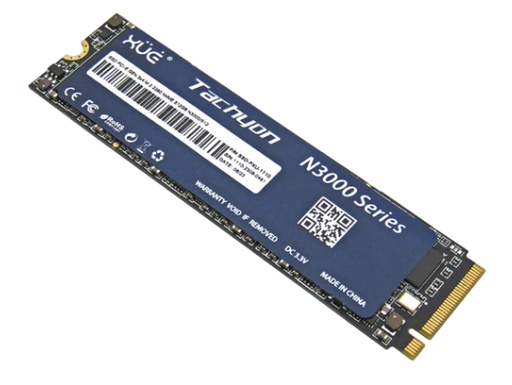 [SSD-PXU-1110] Disco de Estado Sólido SSD PCI-E 3.0 M.2 2280 512GB NVME XUE® TACHYON N3000/512GB 3500/3100MB/S (TRAY PACKING) SIN EMPAQUE
