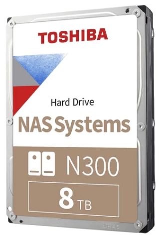 [HDD-NTO-1125] Disco Duro NAS SATA 3.5 8TB 7200RPM 256MB TOSHIBA N300 HDWG480XZSTA