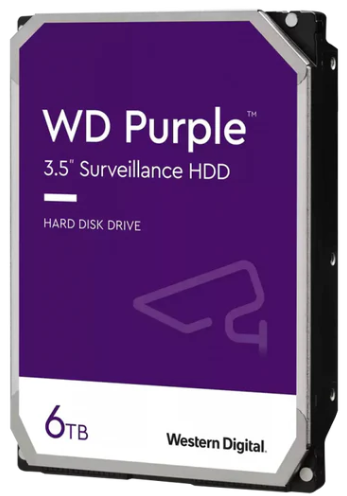 [HDD-NWD-1130] Disco Duro NAS SATA 3.5" 6TB 5640RPM 256MB WD PURPLE WD64PURZ