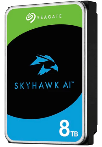 [HDD-VSE-0964] Disco duro para Videovigilancia SATA 3.5"5 8TB 7200RPM 256mb Seagate SKYHAWK AI ST8000VE001