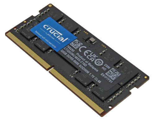 [RAM-LCR-1136] Memoria RAM para Laptop DDR5 PC5-44800 32GB 5600MHZ CL36 1.1V LAPTOP CRUCIAL CT32G56C46S5