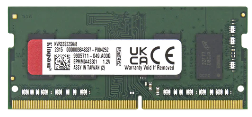 [RAM-LKI-1017] Memoria RAM para Laptop DDR4 PC4-25600 8GB 3200MHZ CL22 1.2V KINGSTON KVR32S22S8/8